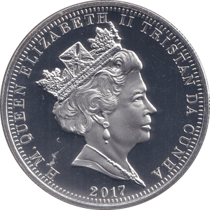 2017 BU FIVE POUNDS QUEEN 65TH ANNIVERSARY - WORLD COINS - Cambridgeshire Coins
