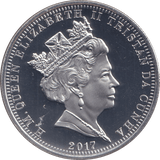 2017 BU FIVE POUNDS QUEEN 65TH ANNIVERSARY - WORLD COINS - Cambridgeshire Coins