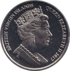 2017 BU ONE DOLLAR BRITISH VIRGIN ISLANDS - WORLD COINS - Cambridgeshire Coins