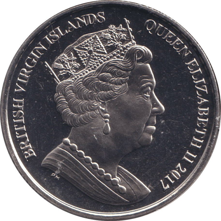 2017 BU ONE DOLLAR BRITISH VIRGIN ISLANDS - WORLD COINS - Cambridgeshire Coins