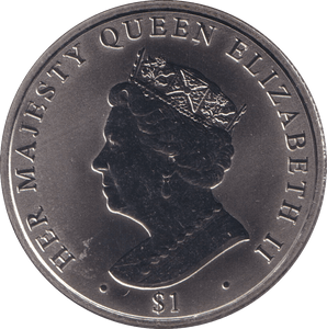 2017 BU ONE DOLLAR BRITISH VIRGIN ISLANDS - WORLD COINS - Cambridgeshire Coins