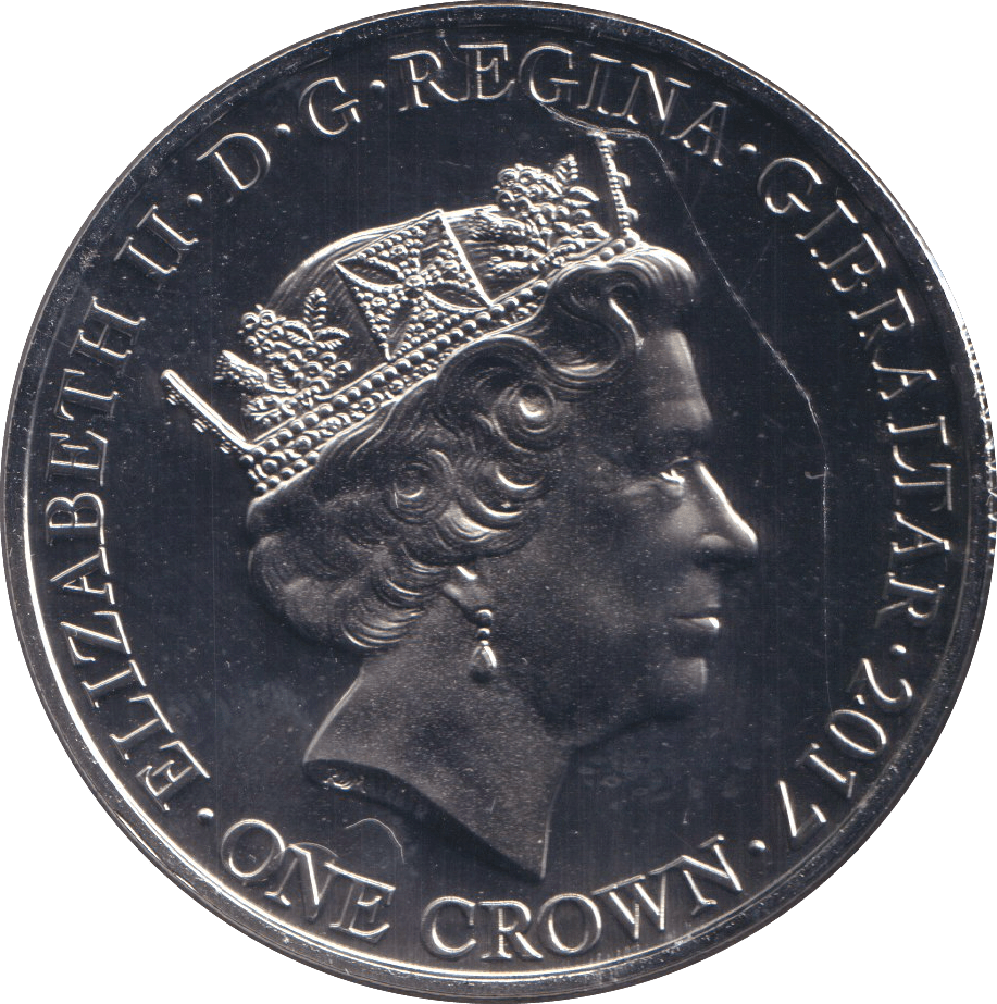 2017 CROWN 70 YEARS - WORLD COINS - Cambridgeshire Coins