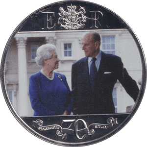 2017 CROWN 70 YEARS - WORLD COINS - Cambridgeshire Coins