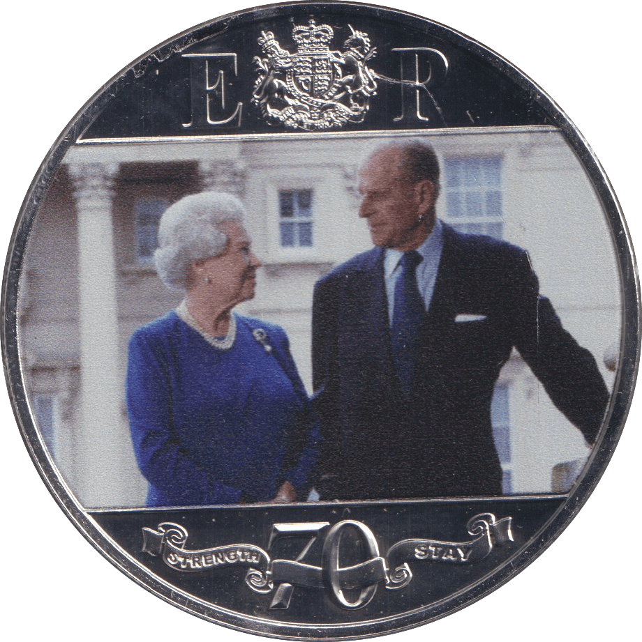 2017 CROWN 70 YEARS - WORLD COINS - Cambridgeshire Coins