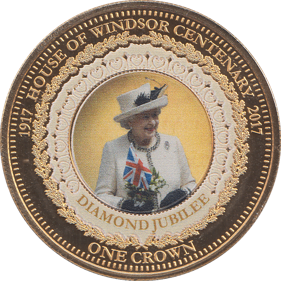 2017 CROWN HOUSE OF WINDSOR CENTENARY DIAMOND JUBILEE - WORLD COINS - Cambridgeshire Coins