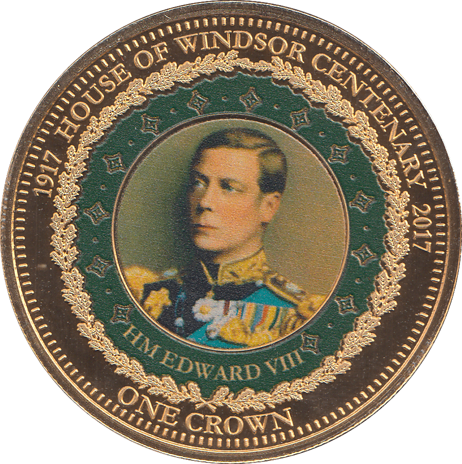 2017 CROWN HOUSE OF WINDSOR CENTENARY HM EDWARD THE VIII - WORLD COINS - Cambridgeshire Coins