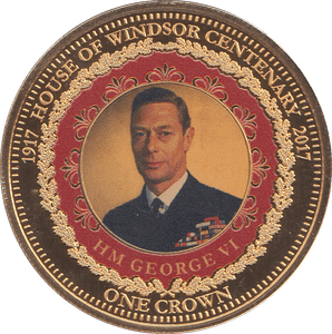 2017 CROWN HOUSE OF WINDSOR CENTENARY HM GEORGE THE VI - WORLD COINS - Cambridgeshire Coins