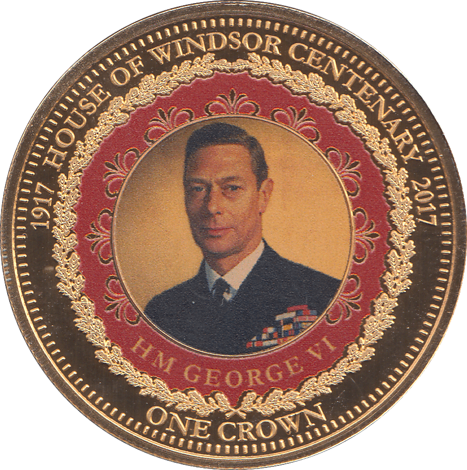 2017 CROWN HOUSE OF WINDSOR CENTENARY HM GEORGE THE VI - WORLD COINS - Cambridgeshire Coins