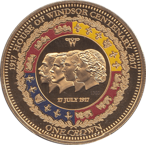 2017 CROWN HOUSE OF WINDSOR CENTENARY - WORLD COINS - Cambridgeshire Coins
