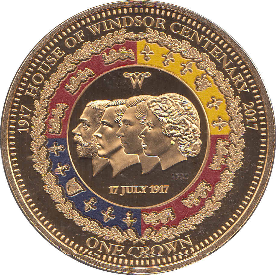 2017 CROWN HOUSE OF WINDSOR CENTENARY - WORLD COINS - Cambridgeshire Coins