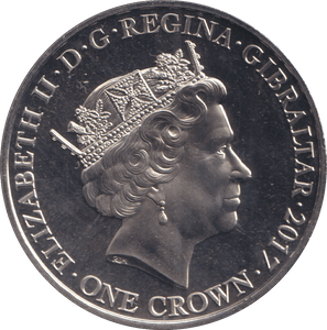 2017 CROWN LEST WE FORGET GIBRALTAR - WORLD COINS - Cambridgeshire Coins