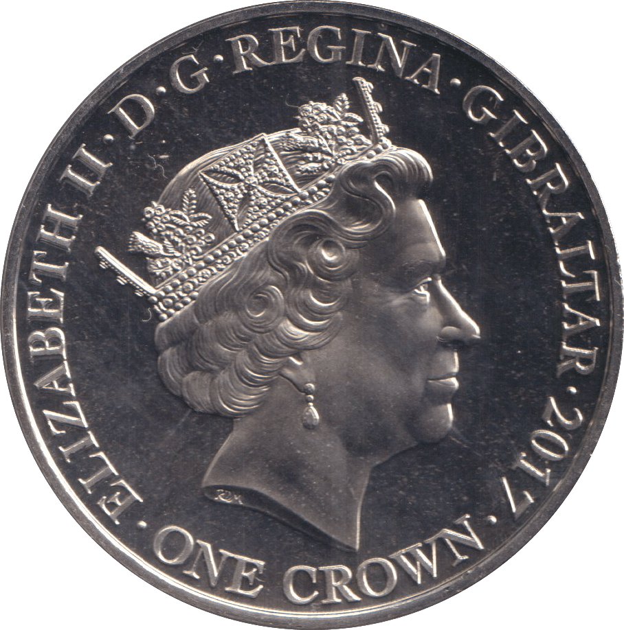 2017 CROWN LEST WE FORGET GIBRALTAR - WORLD COINS - Cambridgeshire Coins
