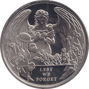 2017 CROWN LEST WE FORGET GIBRALTAR - WORLD COINS - Cambridgeshire Coins