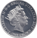 2017 CROWN SILVER PROOF LEST FORGET - SILVER WORLD COINS - Cambridgeshire Coins