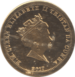 2017 CROWN THE LIFE AND TIME OF THE QUEEN TRISTAN DA CUNHA - WORLD COINS - Cambridgeshire Coins
