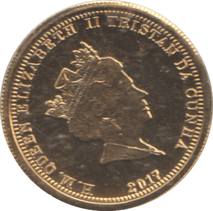 2017 CROWN TRISTAN DA CUNHA THE LIFE AND TIME OF THE QUEEN - WORLD COINS - Cambridgeshire Coins