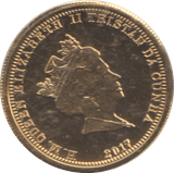 2017 CROWN TRISTAN DA CUNHA THE LIFE AND TIME OF THE QUEEN - WORLD COINS - Cambridgeshire Coins