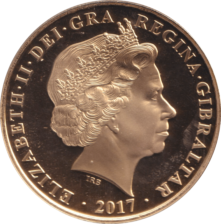 2017 ELIZABETH II COMMEMORATIVE CROWN GIBRALTAR - WORLD COINS - Cambridgeshire Coins