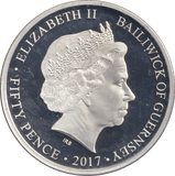 2017 FIFTY PENCE BOB - WORLD COINS - Cambridgeshire Coins