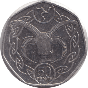2017 FIFTY PENCE - IOM GOAT - WORLD COINS - Cambridgeshire Coins