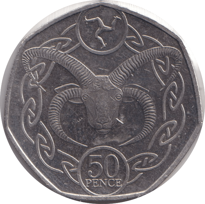 2017 FIFTY PENCE - IOM GOAT - WORLD COINS - Cambridgeshire Coins