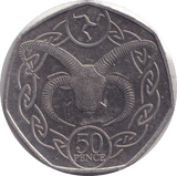 2017 FIFTY PENCE - IOM GOAT - WORLD COINS - Cambridgeshire Coins