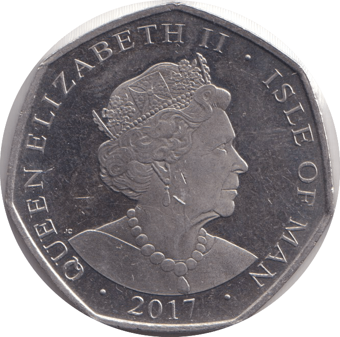 2017 FIFTY PENCE - IOM GOAT - WORLD COINS - Cambridgeshire Coins
