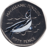 2017 FIFTY PENCE MAGELLANIC PENGUIN ( PROOF ) - WORLD COINS - Cambridgeshire Coins