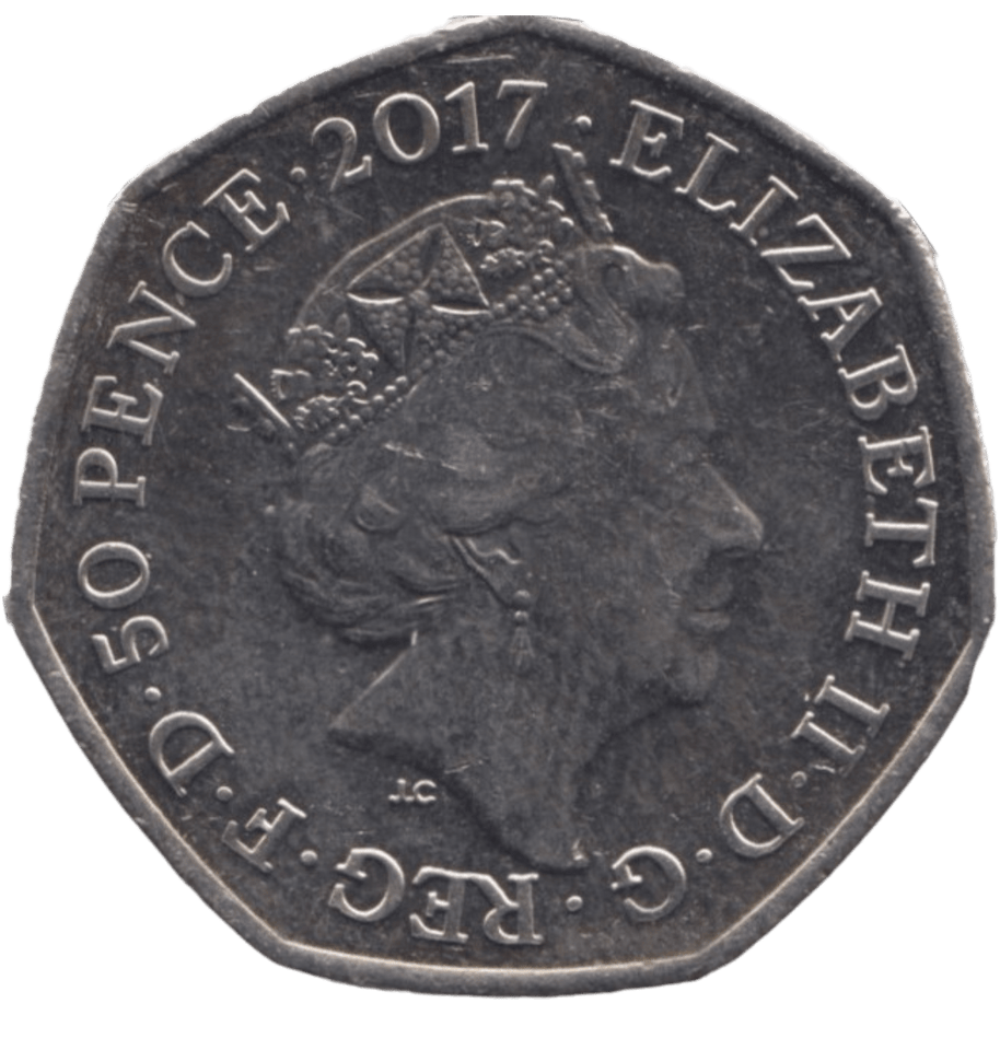 2017 FIFTY PENCE THE TALE OF PETER RABBIT COLOURED 50P BEATRIX POTTER COIN - BEATRIX POTTER 50P - Cambridgeshire Coins
