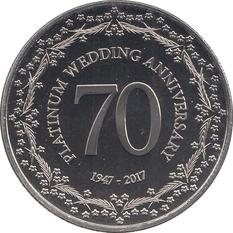 2017 FIVE POUND BU WEDDING ANNIVERSARY - £5 BU - Cambridgeshire Coins