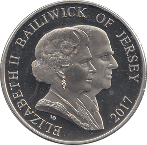 2017 FIVE POUND BU WEDDING ANNIVERSARY - £5 BU - Cambridgeshire Coins