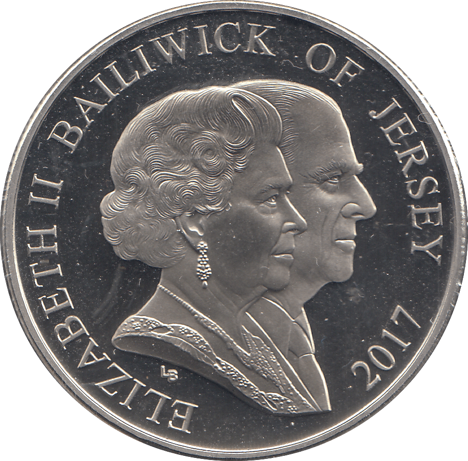 2017 FIVE POUND BU WEDDING ANNIVERSARY - £5 BU - Cambridgeshire Coins