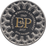 2017 FIVE POUND BU WEDDING ANNIVERSARY - £5 BU - Cambridgeshire Coins