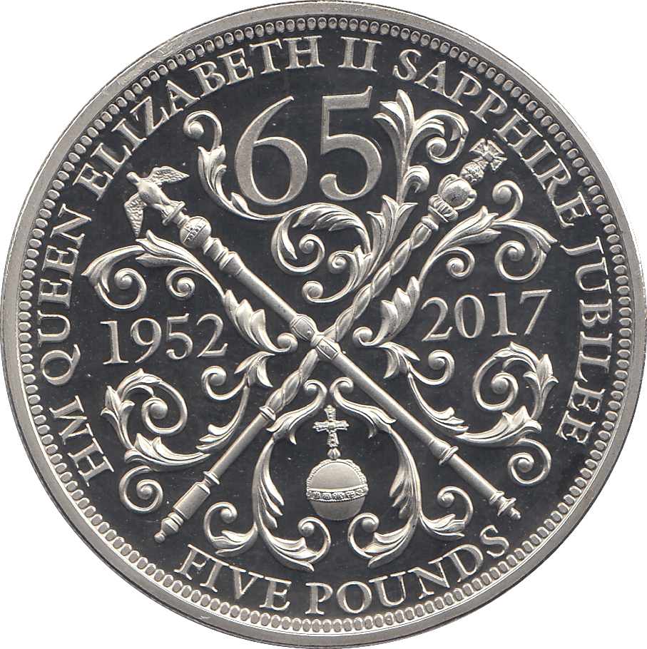 2017 FIVE POUNDS BAILIWICK OF GUERNSEY ( PROOF ) - WORLD COINS - Cambridgeshire Coins