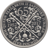 2017 FIVE POUNDS BAILIWICK OF GUERNSEY ( PROOF ) - WORLD COINS - Cambridgeshire Coins