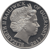 2017 FIVE POUNDS BAILIWICK OF GUERNSEY ( PROOF ) - WORLD COINS - Cambridgeshire Coins