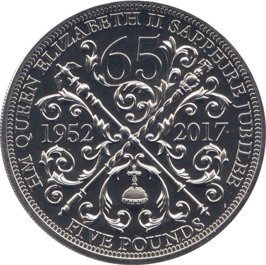 2017 FIVE POUNDS BAILIWICK OF GUERNSEY - WORLD COINS - Cambridgeshire Coins