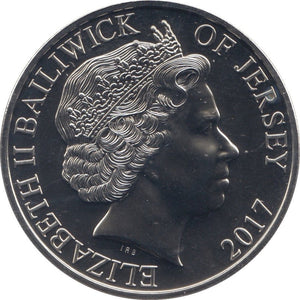 2017 FIVE POUNDS BAILIWICK OF JERSEY - WORLD COINS - Cambridgeshire Coins