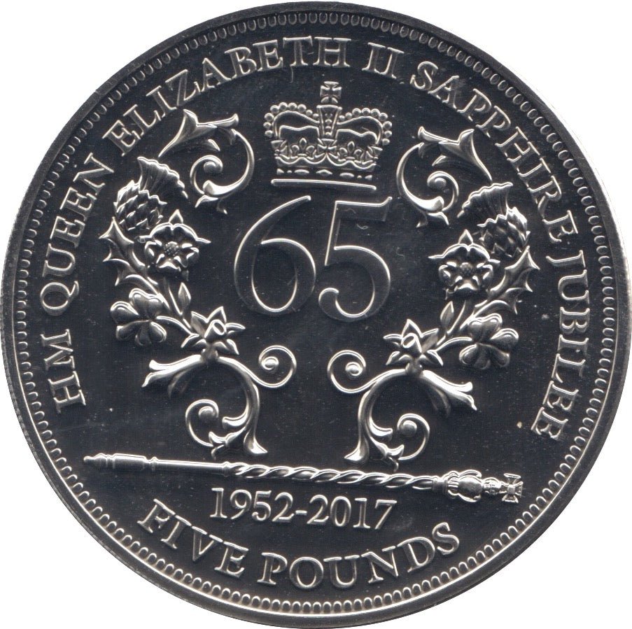 2017 FIVE POUNDS BAILIWICK OF JERSEY - WORLD COINS - Cambridgeshire Coins