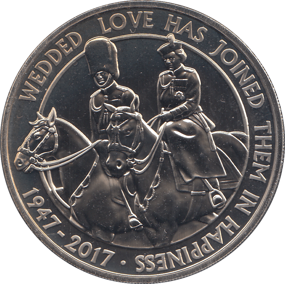 2017 FIVE POUNDS BU WEDDING ANNIVERSARY - £5 BU - Cambridgeshire Coins