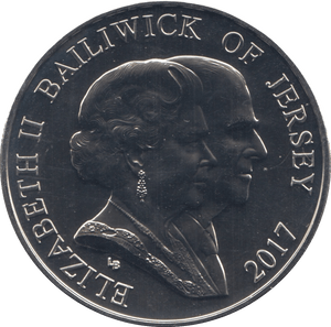 2017 FIVE POUNDS PLATINUM WEDDING ANNIVERSARY - WORLD COINS - Cambridgeshire Coins