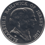 2017 FIVE POUNDS PLATINUM WEDDING ANNIVERSARY - WORLD COINS - Cambridgeshire Coins