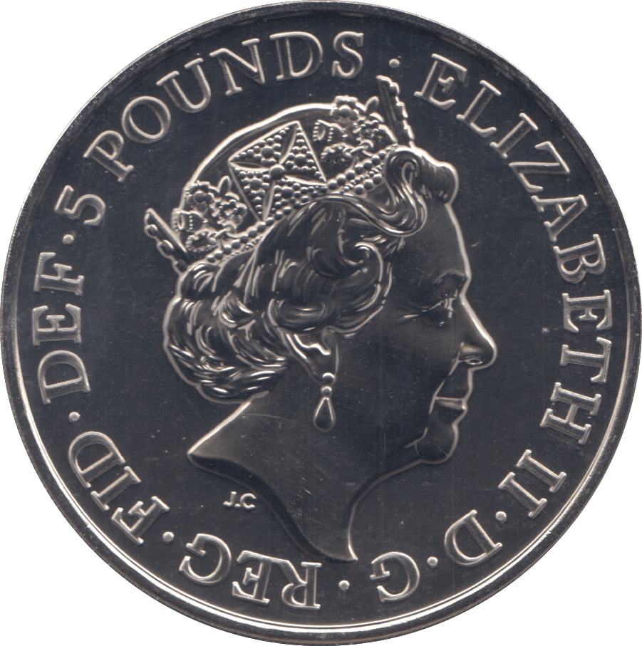 2017 FIVE POUNDS SAPPHIRE JUBILEE - WORLD COINS - Cambridgeshire Coins