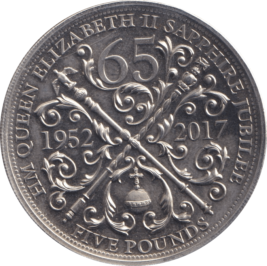 2017 FIVE POUNDS UK - WORLD COINS - Cambridgeshire Coins