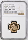 2017 GOLD £1 200TH ANNIVERSARY PF 69 ULTRA CAMEO - NGC GOLD £1 - Cambridgeshire Coins