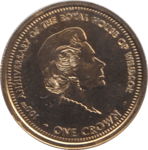 2017 GOLD CROWN TRISTAN DA CUNHA ( BU ) 1 - GOLD WORLD COINS - Cambridgeshire Coins
