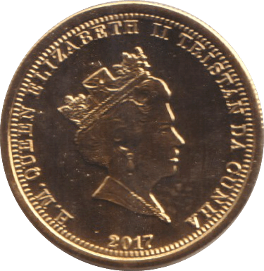 2017 GOLD CROWN TRISTAN DA CUNHA ( BU ) 3 - GOLD WORLD COINS - Cambridgeshire Coins
