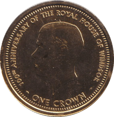 2017 GOLD CROWN TRISTAN DA CUNHA ( BU ) 3 - GOLD WORLD COINS - Cambridgeshire Coins