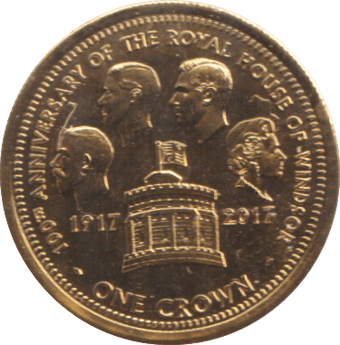 2017 GOLD CROWN TRISTAN DA CUNHA ( BU ) 4 - GOLD WORLD COINS - Cambridgeshire Coins