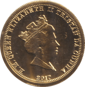 2017 GOLD CROWN TRISTAN DA CUNHA ( BU ) 4 - GOLD WORLD COINS - Cambridgeshire Coins